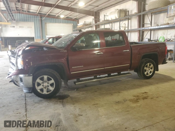 2014 GMC Sierra 1500 SLT with VIN 3GTU2VEC2EG376925, listed as a Copart auction lot 51415765 with 139,104 mi miles and Salvage Title. Bid and sale history available at DreamBid. Image 1.