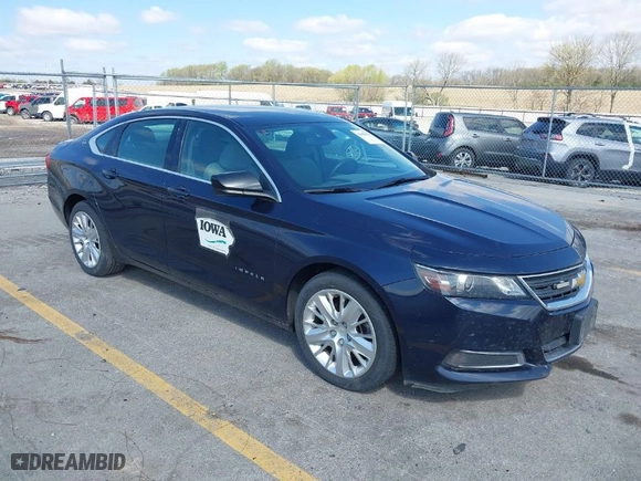 2017 Chevrolet Impala LS with VIN 2G11X5S38H9171819, listed as a IAAI auction lot 42080919 with 115,245 mi miles. Bid and sale history available at carsss.com. Image 1.