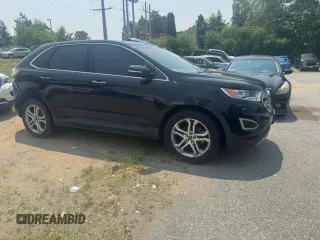 2017 Ford Edge Titanium z VIN 2FMPK3K96HBB28917, wystawiony jako Copart lot #61081095 z przebiegiem 156 447 mil mil oraz Czysty tytuł • Clean title. Historia ofert i sprzedaży dostępna na DreamBid. Obrazek 1.