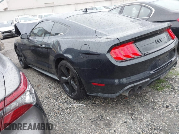 2021 Ford Mustang GT with VIN 1FA6P8CF4M5128552, listed as a IAAI auction lot 41455396 with 41,715 mi miles. Bid and sale history available at carsss.com. Image 3.