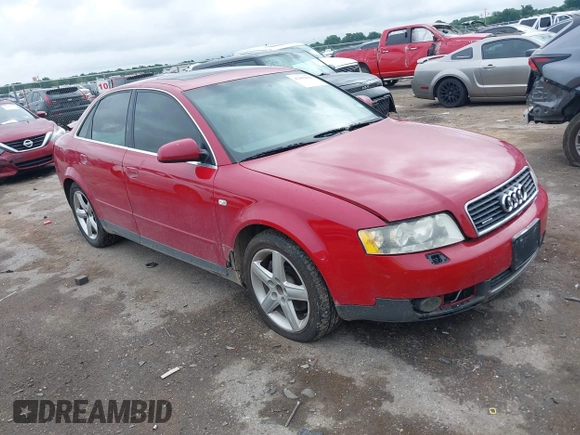 2003 Audi A4 3.0L with VIN WAULT68E23A254280, listed as a IAAI auction lot 42492694 with Not provided miles and . Bid and sale history available at DreamBid. Image 1.