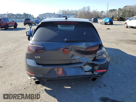 2018 Volkswagen Golf GTI S with VIN 3VW547AU0JM260463, listed as a Copart auction lot 41933214 with 95,041 mi miles. Bid and sale history available at carsss.com. Image 6.