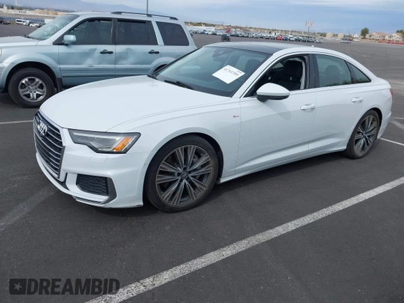 2019 Audi A6 Premium Plus with VIN WAUL2AF28KN022417, listed as a IAAI auction lot 41741395 with 61,767 mi miles. Bid and sale history available at carsss.com. Image 2.