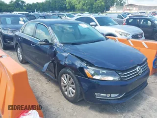 2015 Volkswagen Passat S with VIN 1VWAS7A31FC077982, listed as a IAAI auction lot 42549657 with 64,543 mi miles and . Bid and sale history available at DreamBid. Image 1.