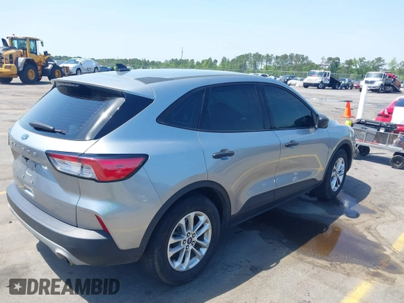 2021 Ford Escape S with VIN 1FMCU0F63MUA50558, listed as a IAAI auction lot 42072684 with 19,241 mi miles and . Bid and sale history available at DreamBid. Image 4.