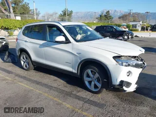2017 BMW X3 sDrive28i with VIN 5UXWZ7C31H0X40309, listed as a IAAI auction lot 41867813 with 1 mi miles. Bid and sale history available at carsss.com. Image 1.