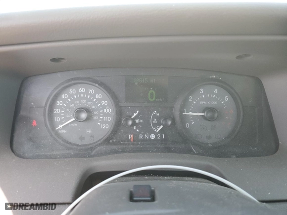 2007 Mercury Grand Marquis LS with VIN 2MEFM75V57X603726, listed as a Copart auction lot 48104695 with 190,615 mi miles and Salvage Title. Bid and sale history available at carsss.com. Image 9.