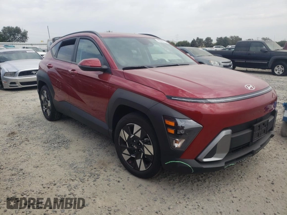 2024 Hyundai Kona SEL with VIN KM8HB3AB2RU136128, listed as a Copart auction lot 66012754 with Not Provided miles and Salvage Title. Bid and sale history available at DreamBid. Image 4.