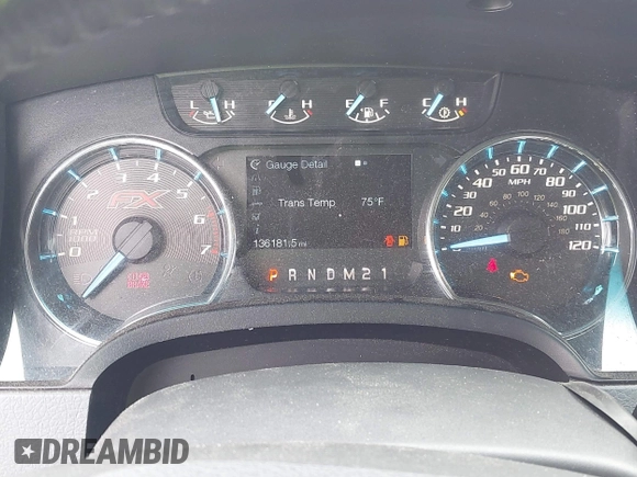 2012 Ford F-150 XL with VIN 1FTFX1ET6CFB76700, listed as a IAAI auction lot 42487700 with 136,181 mi miles and . Bid and sale history available at DreamBid. Image 7.