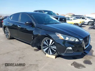 2021 Nissan Altima SV with VIN 1N4BL4DV0MN384955, listed as a IAAI auction lot 42353612 with 78,685 mi miles and . Bid and sale history available at DreamBid. Image 1.