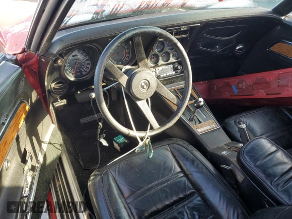 1976 Chevrolet Corvette with VIN 1Z37L6S418379, listed as a Copart auction lot 76966024 with 65,894 mi miles and Salvage title. Bid and sale history available at DreamBid. Image 8.
