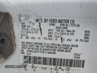 2014 Ford Transit Connect XLT с VIN NM0LS7F77E1144356, выставлен на аукционе IAAI как лот 42680684 с пробегом 73 241 миль миль и . История ставок и продаж доступна на DreamBid. Изображение 28.