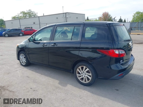 2012 Mazda 5 Sport with VIN JM1CW2BL3C0109930, listed as a IAAI auction lot 42197142 with 154,913 mi miles. Bid and sale history available at carsss.com. Image 3.