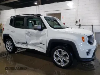 2020 Jeep Renegade Limited with VIN ZACNJBD1XLPK85917, listed as a Copart auction lot 47934555 with 61,049 mi miles and Salvage title. Bid and sale history available at DreamBid. Image 4.