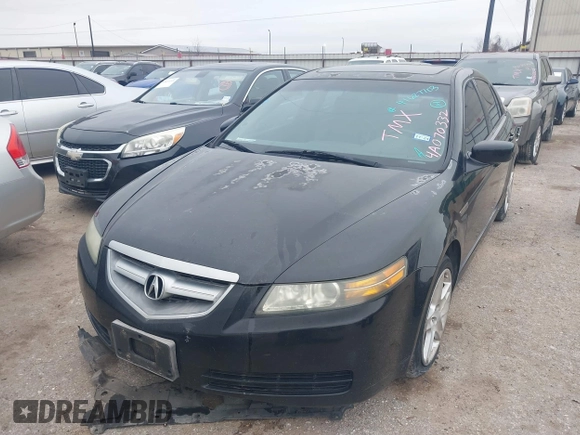 2004 Acura TL with VIN 19UUA66254A070332, listed as a IAAI auction lot 41627703 with 207,626 mi miles. Bid and sale history available at carsss.com. Image 2.