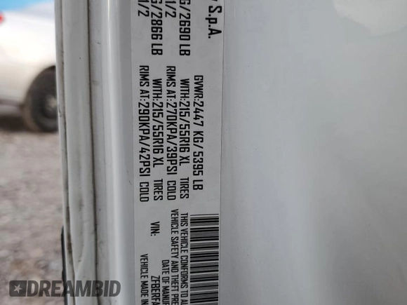 2015 Ram ProMaster City Cargo Tradesman with VIN ZFBERFAT4F6A78560, listed as a Copart auction lot 73198014 with 209,098 mi miles and Salvage Title. Bid and sale history available at carsss.com. Image 15.