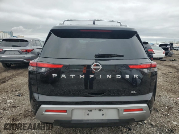 2022 Nissan Pathfinder SL z VIN 5N1DR3CB2NC236186, wystawiony jako Copart lot #53695795 z przebiegiem 23 203 mil mil oraz Szkoda całkowita • Salvage title. Historia ofert i sprzedaży dostępna na DreamBid. Obrazek 6.