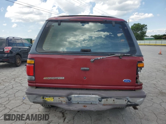 1996 Ford Explorer XL with VIN 1FMDU32X3TUC75095, listed as a Copart auction lot 61764285 with 185,220 mi miles and Clean title. Bid and sale history available at DreamBid. Image 6.
