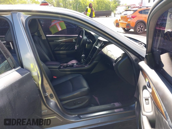 2015 Infiniti Q50 Premium with VIN JN1BV7AR7FM409374, listed as a IAAI auction lot 42202230 with 79,453 mi miles and . Bid and sale history available at DreamBid. Image 5.