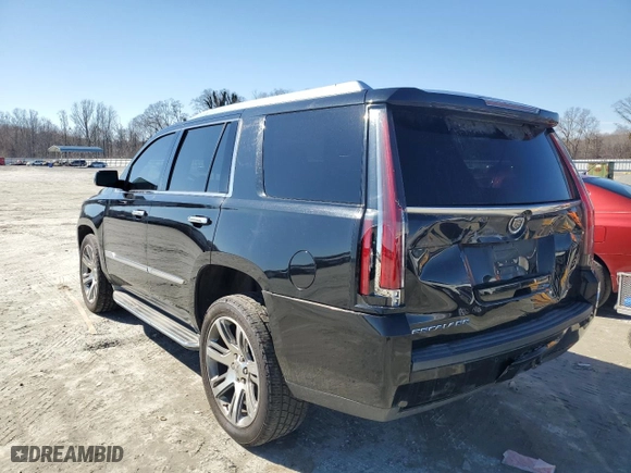 2015 Cadillac Escalade Luxury with VIN 1GYS4BKJ8FR235856, listed as a Copart auction lot 45348475 with 126,602 mi miles and Salvage Title. Bid and sale history available at carsss.com. Image 2.
