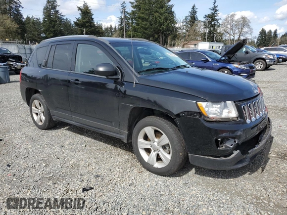 2013 Jeep Compass Sport with VIN 1C4NJCBB8DD246621, listed as a Copart auction lot 52545315 with 113,856 mi miles and Salvage Title. Bid and sale history available at carsss.com. Image 4.