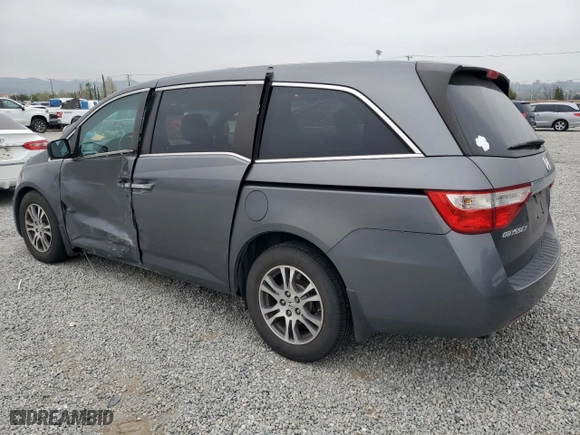 2012 Honda Odyssey EX with VIN 5FNRL5H42CB106894, listed as a Copart auction lot 50588125 with 153,776 mi miles and Salvage Title. Bid and sale history available at carsss.com. Image 2.