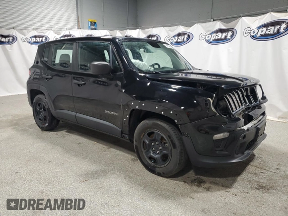 2019 Jeep Renegade Sport with VIN ZACNJAAB7KPK17919, listed as a Copart auction lot 55537205 with 83,080 mi miles and Clean title. Bid and sale history available at DreamBid. Image 4.