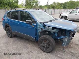 2024 Subaru Forester Wilderness with VIN JF2SKAJC2RH525613, listed as a IAAI auction lot 42291080 with 3,094 mi miles and . Bid and sale history available at DreamBid. Image 1.