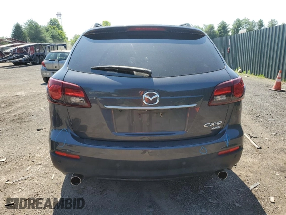 2013 Mazda CX-9 Grand Touring with VIN JM3TB3DV0D0405657, listed as a Copart auction lot 62142165 with 77,951 mi miles and Salvage title. Bid and sale history available at DreamBid. Image 6.