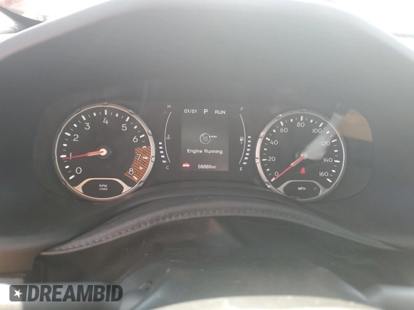 2020 Jeep Renegade Jeepster with VIN ZACNJBAB8LPL14845, listed as a Copart auction lot 63064885 with 58,889 mi miles and Salvage title. Bid and sale history available at DreamBid. Image 9.