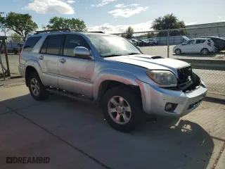 2006 Toyota 4Runner SR5 with VIN JTEBT14RX60057731, listed as a Copart auction lot 48799865 with 254,598 mi miles and Salvage Title. Bid and sale history available at carsss.com. Image 4.