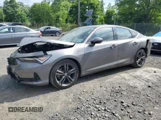 2023 Acura Integra Technology with VIN 19UDE4H60PA003151, listed as a Copart auction lot 62927375 with 41,269 mi miles and Salvage title. Bid and sale history available at DreamBid. Image 1.