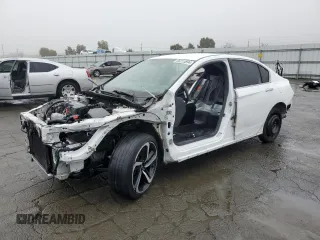 2016 Honda Accord Sport z VIN 1HGCR2F55GA230995, wystawiony jako Copart lot #86213894 z przebiegiem 121 394 mil mil oraz Szkoda całkowita • Salvage title. Historia ofert i sprzedaży dostępna na DreamBid. Obrazek 1.