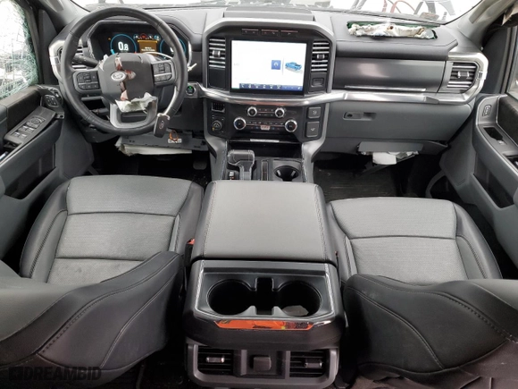 2022 Ford F-150 XL with VIN 1FTFW1ED9NFB19003, listed as a Copart auction lot 46507405 with 22,855 mi miles and Salvage Title. Bid and sale history available at carsss.com. Image 8.