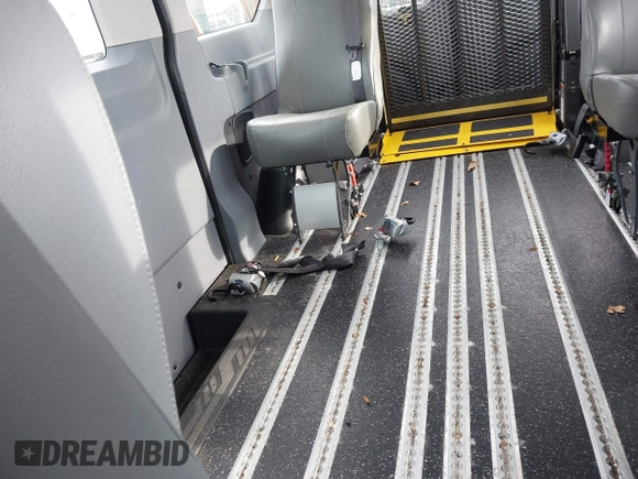 2017 Ford Transit Passenger XL with VIN 1FMZK1CMXHKA57730, listed as a IAAI auction lot 41835172 with 6,791 mi miles and . Bid and sale history available at DreamBid. Image 8.