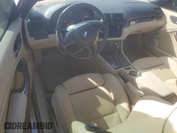 2002 BMW 3 Series 330Ci with VIN WBABS53482JU95296, listed as a Copart auction lot 50978565 with 104,135 mi miles and Salvage Title. Bid and sale history available at DreamBid. Image 8.