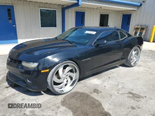 2014 Chevrolet Camaro LS z VIN 2G1FA1E35E9255913, wystawiony jako Copart lot #56976695 z przebiegiem 231 070 mil mil oraz Szkoda całkowita • Salvage title. Historia ofert i sprzedaży dostępna na DreamBid. Obrazek 1.
