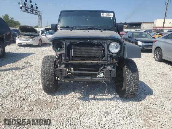 2018 Jeep Wrangler JK Unlimited Sport S with VIN 1C4BJWDG4JL810926, listed as a Copart auction lot 72987394 with 72,213 mi miles and Salvage Title. Bid and sale history available at carsss.com. Image 5.