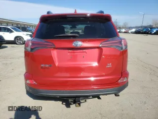 2017 Toyota RAV4 LE with VIN 2T3BFREV8HW572344, listed as a Copart auction lot 45907255 with 9,001 mi miles and Salvage Title. Bid and sale history available at carsss.com. Image 6.