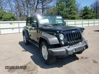 2017 Jeep Wrangler Unlimited Sport with VIN 1C4HJWDG8HL744823, listed as a Copart auction lot 65827465 with 51,859 mi miles and Salvage title. Bid and sale history available at DreamBid. Image 14.