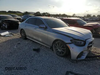 2023 Mercedes-Benz E 450 with VIN W1KZF5KB3PB151016, listed as a Copart auction lot 44630245 with 14,463 mi miles and Salvage Title. Bid and sale history available at DreamBid. Image 4.