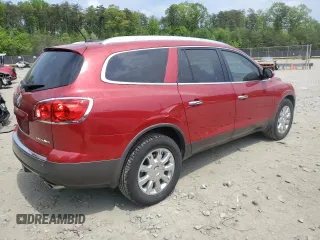 2012 Buick Enclave Leather with VIN 5GAKRCEDXCJ225876, listed as a Copart auction lot 55222025 with 135,395 mi miles and Clean Title. Bid and sale history available at carsss.com. Image 3.