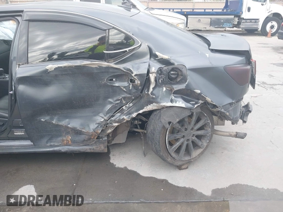 2009 Lexus IS 250 with VIN JTHBK262695087036, listed as a IAAI auction lot 41944640 with 221,438 mi miles and . Bid and sale history available at DreamBid. Image 6.