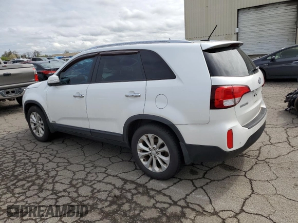 2014 Kia Sorento EX with VIN 5XYKUDA71EG531497, listed as a Copart auction lot 52368205 with 127,786 mi miles and Clean Title. Bid and sale history available at DreamBid. Image 2.
