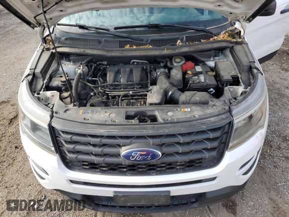 2016 Ford Utility Police Interceptor with VIN 1FM5K8AR2GGA39214, listed as a Copart auction lot 78674334 with 243,850 mi miles and Salvage Title. Bid and sale history available at carsss.com. Image 12.