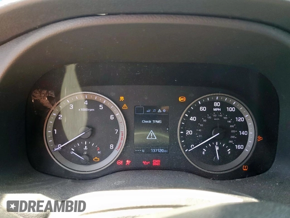 2017 Hyundai Tucson Sport with VIN KM8J33A29HU385636, listed as a Copart auction lot 58720035 with 137,120 mi miles and Clean title. Bid and sale history available at DreamBid. Image 9.