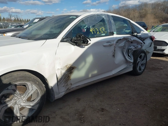 2020 Honda Accord EX-L with VIN 1HGCV2F58LA009932, listed as a IAAI auction lot 41449283 with 42,662 mi miles and . Bid and sale history available at DreamBid. Image 6.