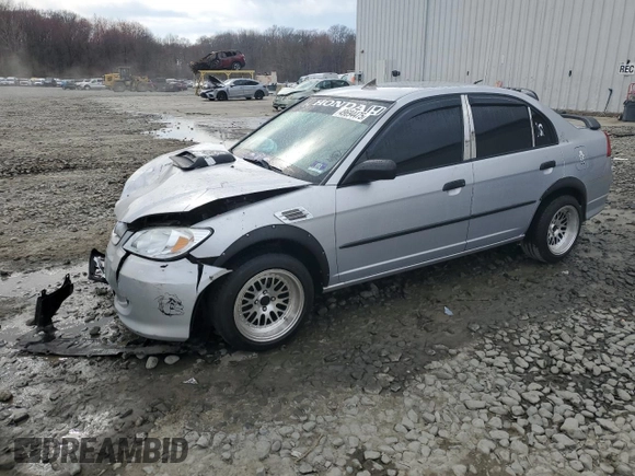 2004 Honda Civic VP with VIN 1HGES16394L008501, listed as a Copart auction lot 49694475 with Not Provided miles and Salvage Title. Bid and sale history available at DreamBid. Image 1.