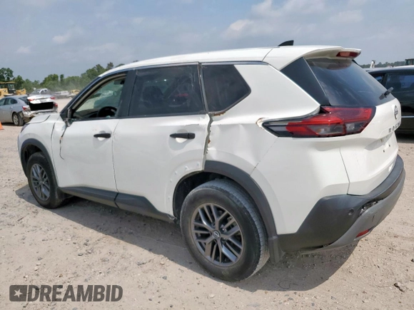 2022 Nissan Rogue S with VIN 5N1BT3AA7NC700589, listed as a Copart auction lot 57285035 with 39,403 mi miles and Salvage title. Bid and sale history available at DreamBid. Image 2.