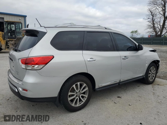 2015 Nissan Pathfinder SL с VIN 5N1AR2MM1FC712782, выставлен на аукционе Copart как лот 51149285 с пробегом 150 306 миль миль и Списание • Salvage title. История ставок и продаж доступна на DreamBid. Изображение 3.